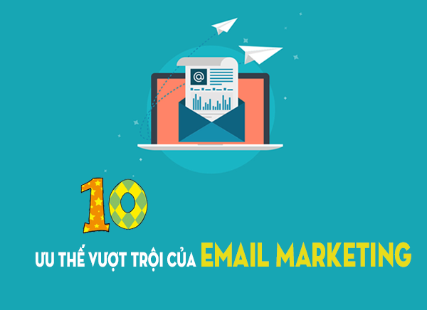 10 ưu thế vượt trội của Email Marketing