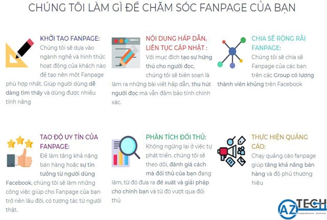 Dịch vụ quản lý chăm sóc Fanpage tại Đà Nẵng