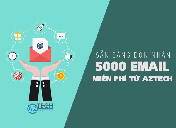 chương trình khuyến mãi tặng 5000 email marketing cho doanh nghiệp