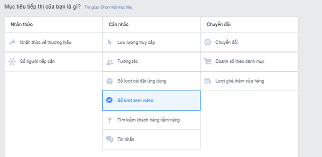 quảng cáo video trên facebook